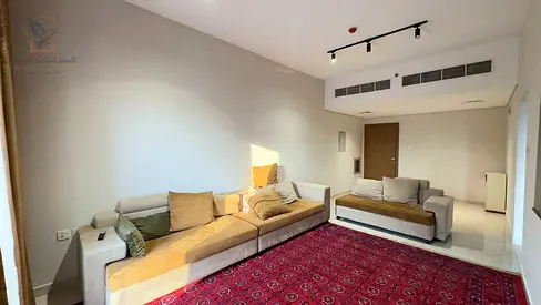 Furnished two-bedroom apartment with a living room, brand new furniture, ready for immediate occupa