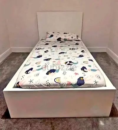 Ikea single size bed with mattress