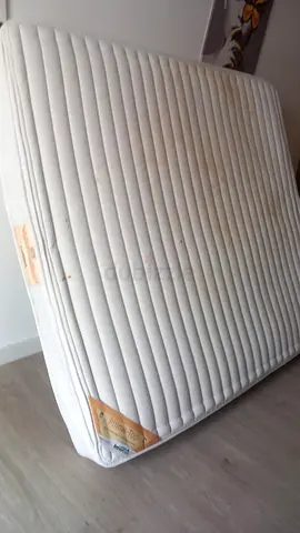 Used Double bed Mattress - Foam/Polyflex, good structure, some stains, size 175cm x 205 cm