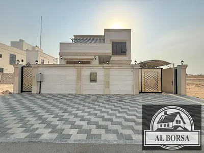Villa for rent in Ajman Al Helio on the corner of two streets, beautiful location, payment facilities