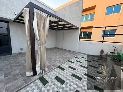 أجمل وأفضل غرفتين وصالة مع روف كبير للإيجار السنوي في الحميدية بعجمان، ثاني ساكن، 2 ماستر، غرفة خادمة، 3 حمامات وبلكونة
