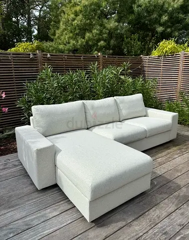 L-shaped 3-seater sofa with chaise - good condition vimle