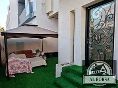 Villa for rent in Al Yasmin area, Ajman, on Qar Street. 5 bedrooms, living room, majlis, large kitch