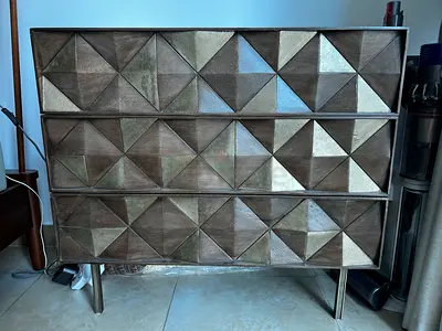 Geometric - dark finish - West Elm - Dresser