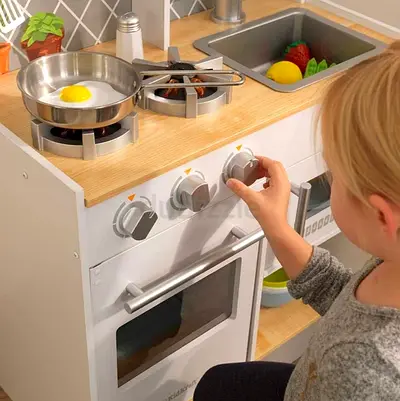 Kitchen with toys