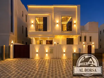 🏡 For Rent | Luxury Villa in Al Amra – Ajman | 6 Master Bedrooms | Ground Floor + First Floor + Roof | AED 110,000 ✨ An excellent opportunity to rent a modern, move-in-ready villa.