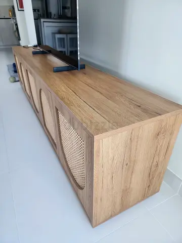 Rattan TV console