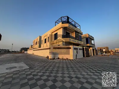 شامل جميع رسوم التسجيل والتمليك! | فيلا مودرن فاخرة (زاوية شارعين + ارتداد ضخم) جاهزة للتسليم الفوري  فرصة عقارية استثنائية لتملك فيلا حديثة بتصميم عص