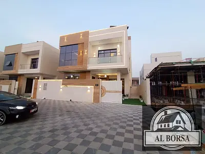 For sale, a villa in Al Zahya, Ajman, 6 rooms, a living room, a kitchen, and a spacious area, including registration fees.