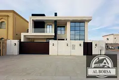 🏡 Corner villa for sale in Rawda 1, first occupancy, 5 master bedrooms, majlis, 2 living rooms, m