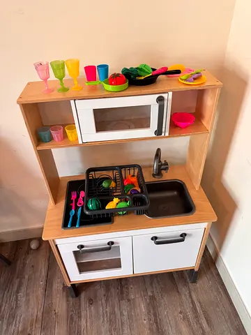 Ikea play kitchen toy with accessories
