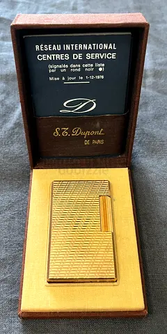 S.T. Dupont Ligne 1 Lighter - Gold Plated