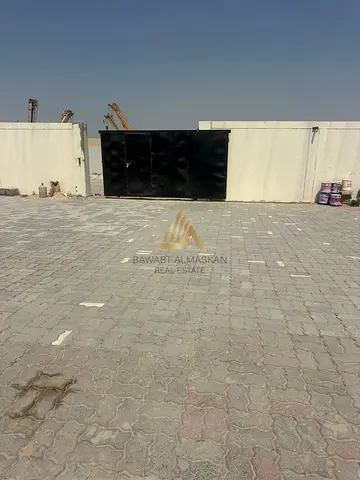 Prime 9,000 Sq. Ft. Interlocked Open Yard with Office & 75 kVA Power | Al Saja'a Industrial Area
