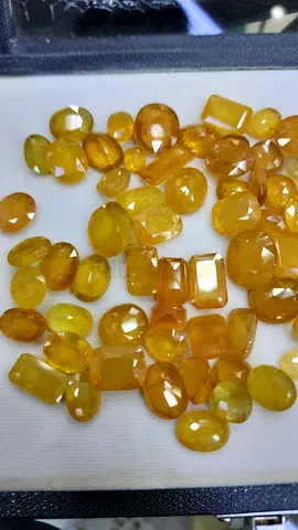 Mixed Yellow Sapphire Gemstones - Assorted Cuts and Sizes (Collection)