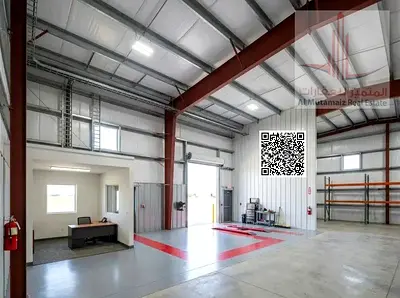 For sale directly by the owner: an industrial building in Ajman (Al Jurf Industrial Area 2). The pr