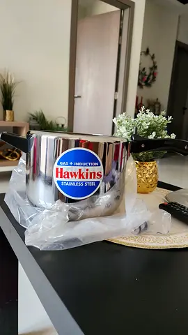 Brand new Hawkins Stainless Steel Pressure Cooker - Gas & Induction Compatible