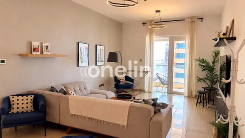 2BR | High Floor | Furnished | Sulafa Tower