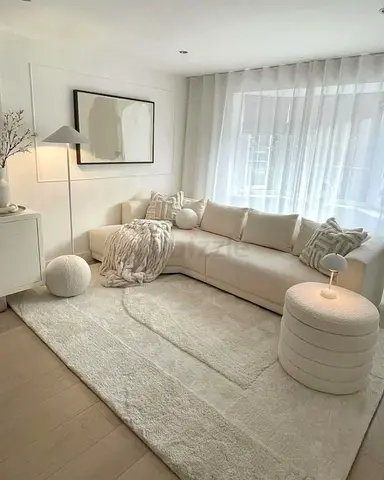 New luxury covered 3 seater sofa with minimal modran design