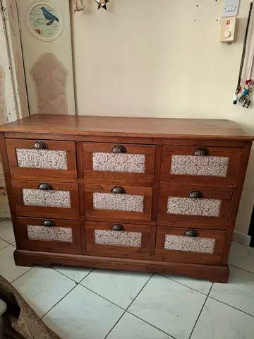 nine drawer chest /cupboard
