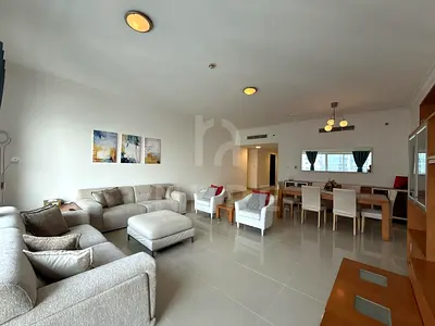 Emirates Living View | 3BR Furnished | High Floor
