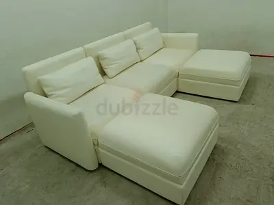 Ikea original leather storage sofa