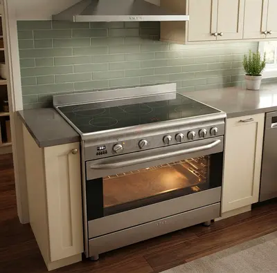 Smeg 5 Burners Full Electric Digital Cooking Range Latest Version 90cm