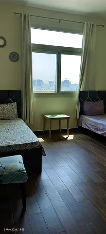 Master bedroom for rent in Al Furjan on 2 sharing basis