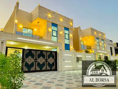 🏡 For rent: Villa in Al Helio 2 – Ajman, 5 master bedrooms with built-in wardrobes + Majlis + Hall + Maid's room, central air conditioning, ground fl