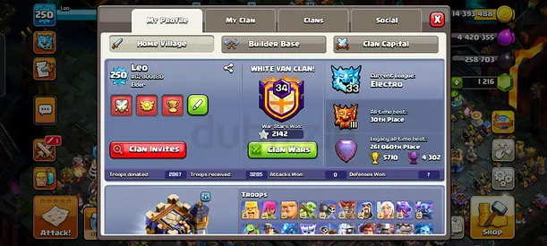 Clash of Clans account - Fully Maxed Out TH-18