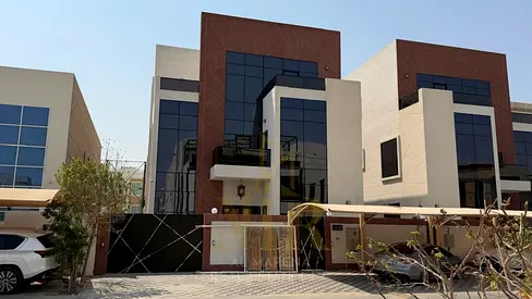 Equipped with AC | Brand New Villa for Sale in Al Tallah – Ajman | 7 Master Bedrooms | 4,000 sq ft