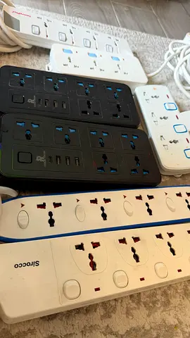 Mix of Power Strips and USB Extension Boards - Multiple Unit Includes 2x 5M board, 4x 3M boards