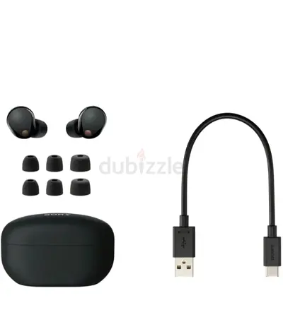 Sony WF-1000XM5 Wireless Noise-Cancelling Earbuds with Case and USB-C Cable
