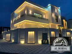 🏡🔥 Corner villa for rent in Al Yasmin | 5 master bedrooms + swimming pool + spacious yard | AE