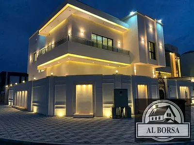 🏡🔥 Corner villa for rent in Al Yasmin | 5 master bedrooms + swimming pool + spacious yard | AED 150,000 in 3 installments