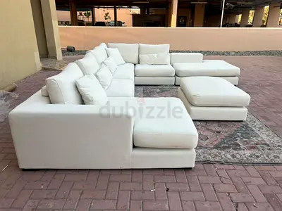 Marina Home U Shape sofa with footstool