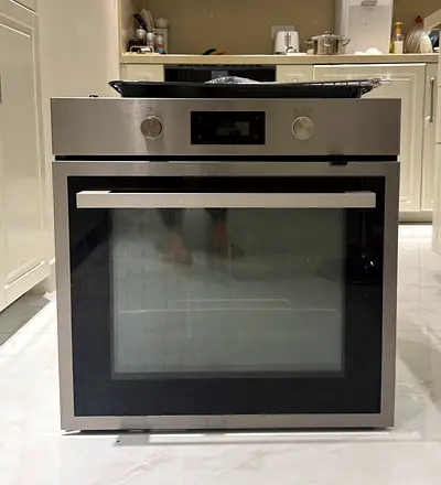 Built-in stainless steel electric oven - good working condition