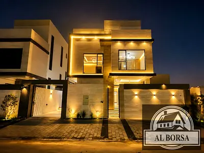 Luxury 5 Master Bedrooms Villa with Elevator & Private Swimming Pool | Al Zahya Ajman
