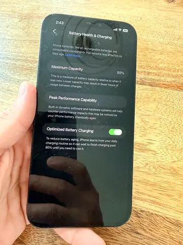 iPhone 12 pro max blue with 99% Battery Health - Good Working Condition