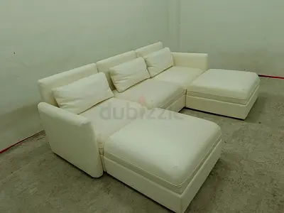 Ikea original leather vallentuna Storage sofa