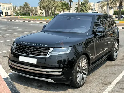 2023 Range Rover HSE P530 V8 GCC Specs | Black Exterior | Maroon Interior