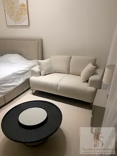 Furnished Studio | Binghatti Azure | Balcony & City View