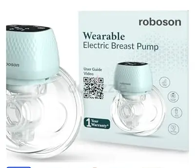 Roboson wearable breast pump