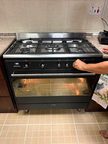 Smeg top gas oven electric cooker 90x60cm