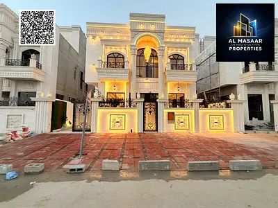 فيلا فاخره موقع مميز مول خلف الفيلا امام الفيلا حديقه شامل رسوم التسجيل طابقين وروف