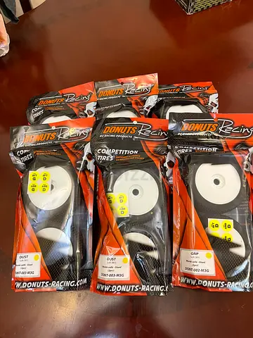 DONUT RACING 17mm Competition Tyres For Sale!!! Brand New Made In France.