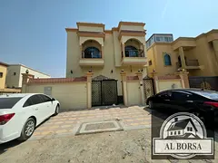 Villa for rent (second occupancy) in Al Helio 2, Ajman, featuring 5 master bedrooms, a majlis, a liv