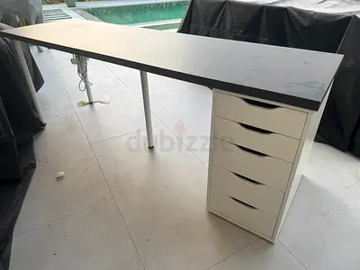 Ikea Alex Desk + set of Drawers