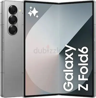 Samsung Galaxy Z Fold6 - Foldable Smartphone (Silver)