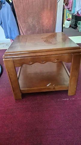 Solid Wood Side Table / End Table in Good Condition
