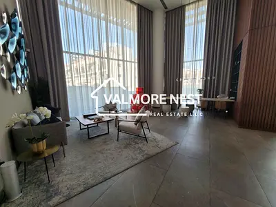 شقة مفروشة بغرفة نوم واحدة | إطلالات على المسبح والمدينة | بلجرافيا 3B، JVC